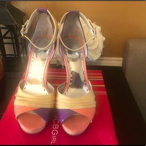 BCBGirls Colorblock Sandals